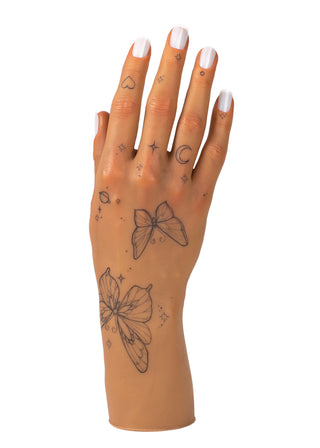 Tattooed Practice LifeLike Full Hand "Butterfly"